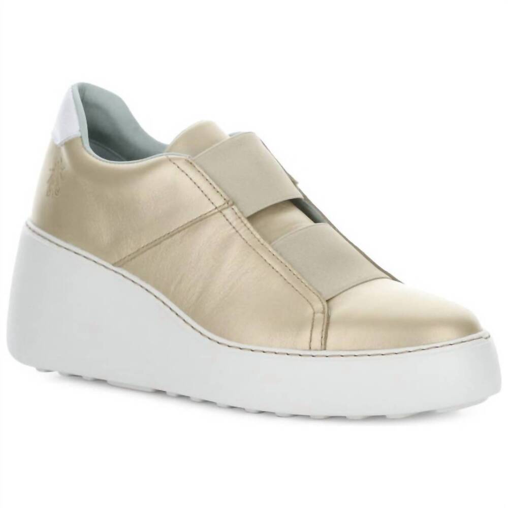 NEW FLY LONDON women's dito581fly sneaker in dublin gold